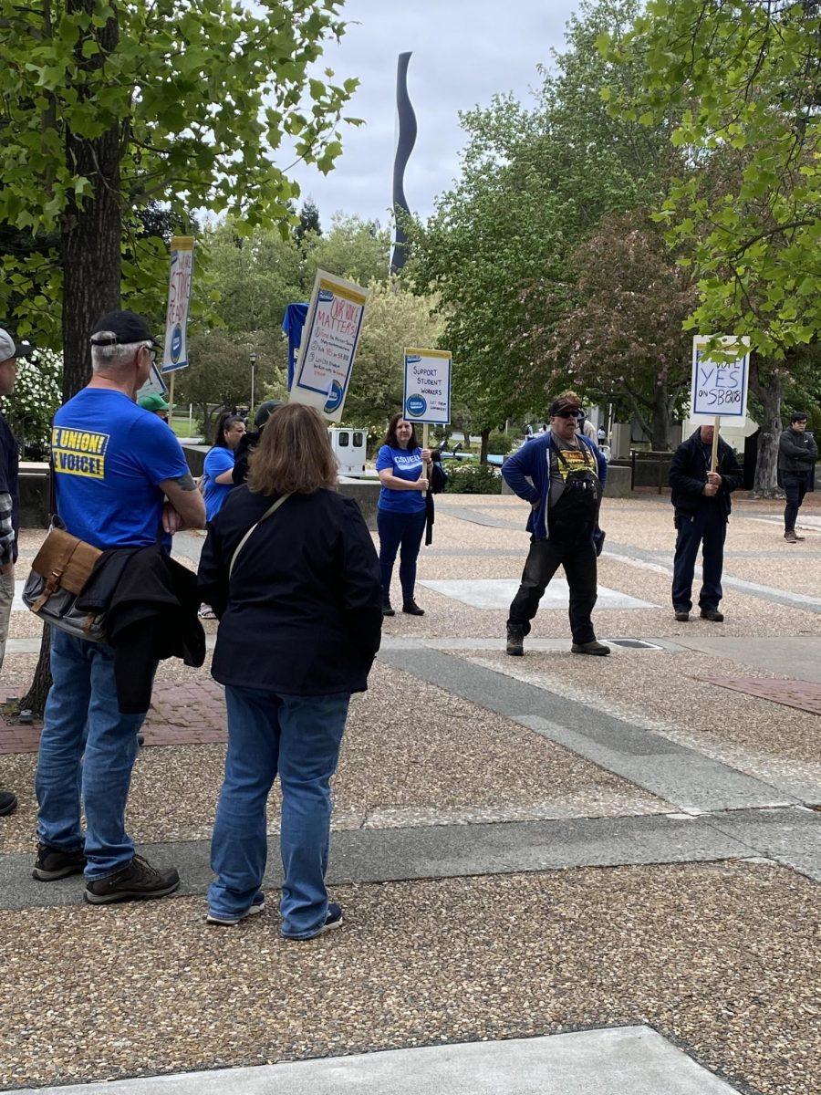 SSU staff rally for more support and fair wages