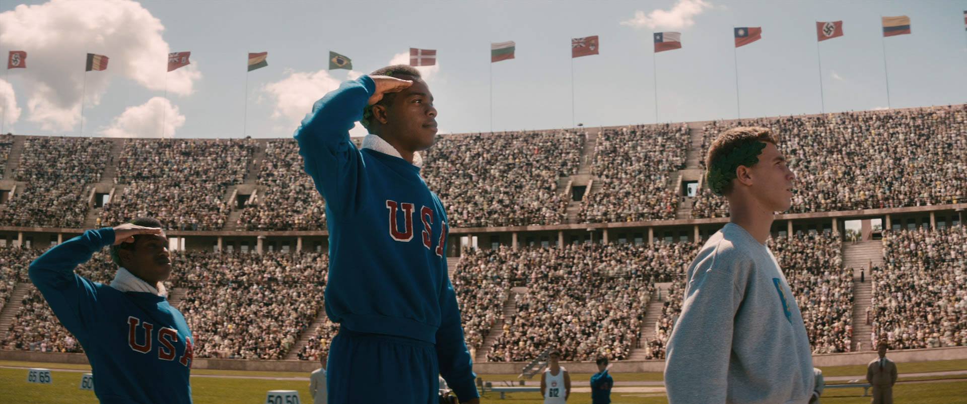 facebook.com“Race,” a film that documents the story of Jesse Owens, achieves new docu-drama heights.