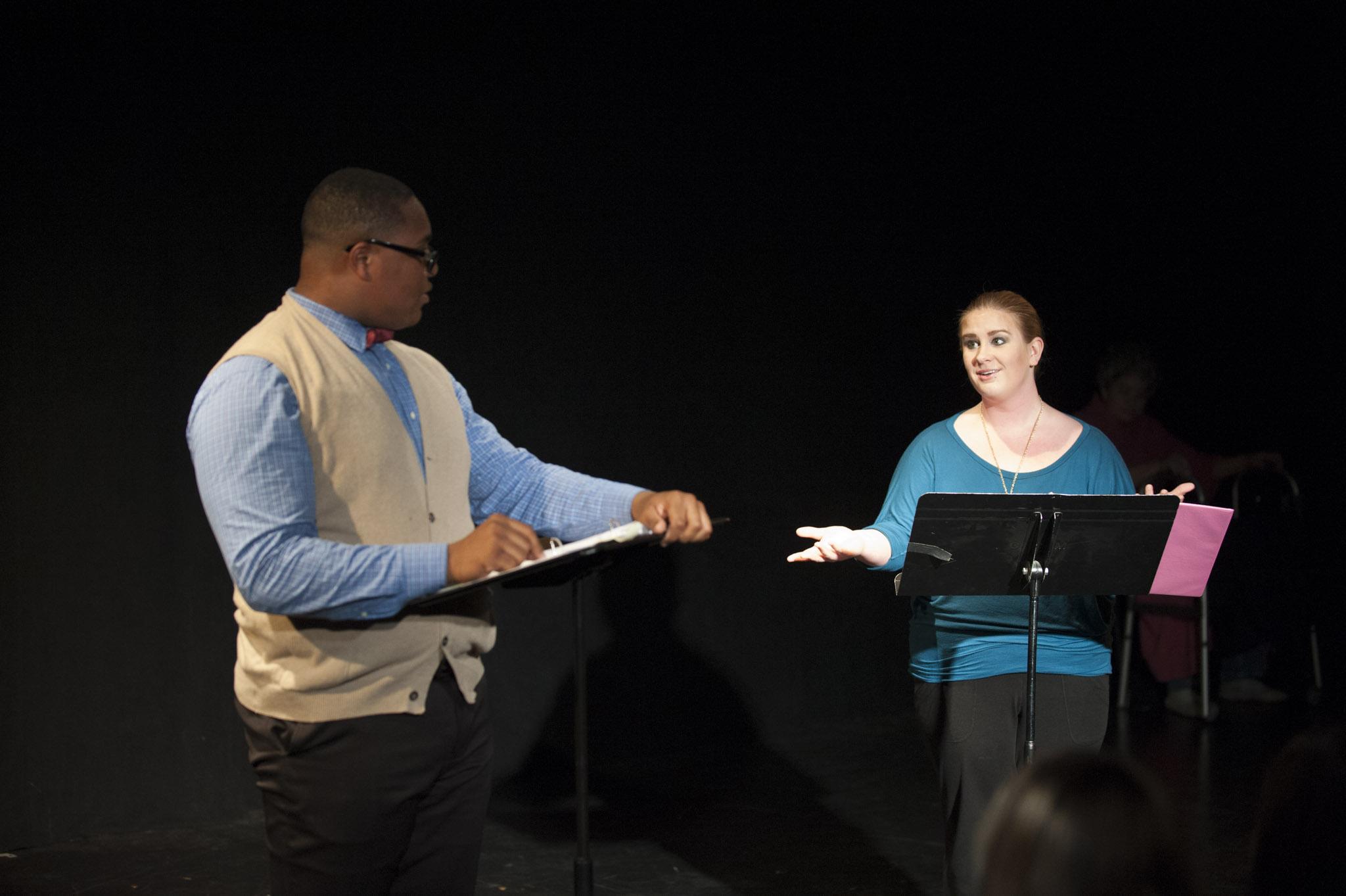 STAR // Connor GibsonPerformers from the “Facing Our Truth” readings took roles of everyday member of our society and re-enacted scenarios in which race and privilege is tested.&nbsp;