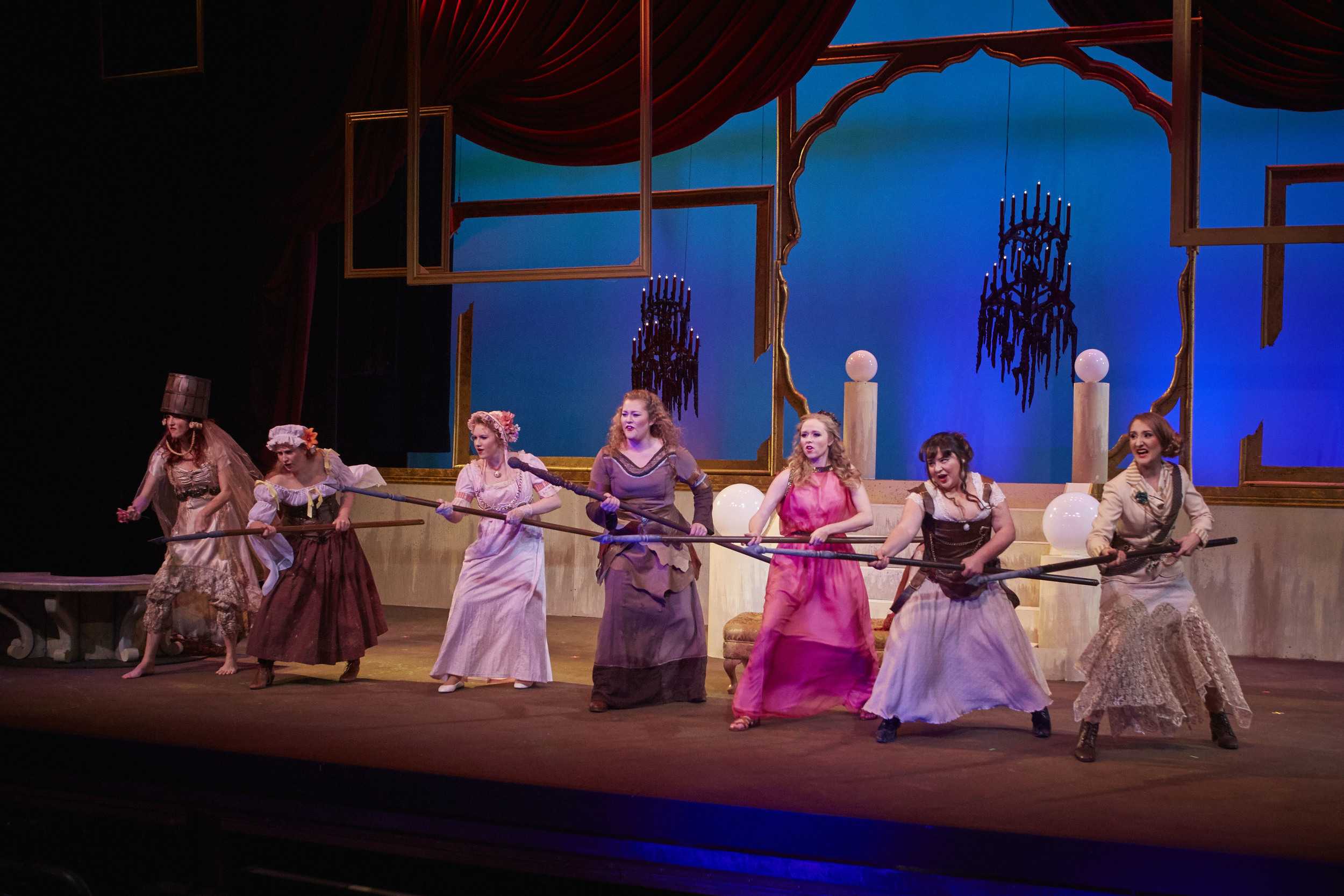 COURTESY // David PapasSonoma State University’s theatre arts and dance department’s production of “Heroines” features seven female heros who are determined to prove their worth and obtain equality.