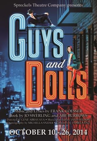 COURTESY // Spreckels Theatre&nbsp;“Guys and Dolls: A Musical Fable about Broadway” was performed at Spreckels Theatre Company in Rohnert Park last weekend.