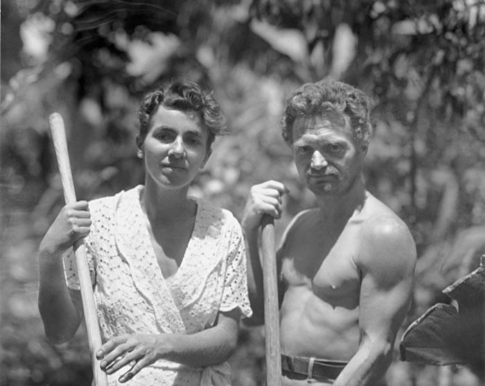 COURTESY // Dan Geller and Dayna GoldfineDore Strauch and Dr. Friedrich Ritter were the first inhabitants on Floreana Island in the documentary “The Galapagos Affair: Satan Came to Eden."