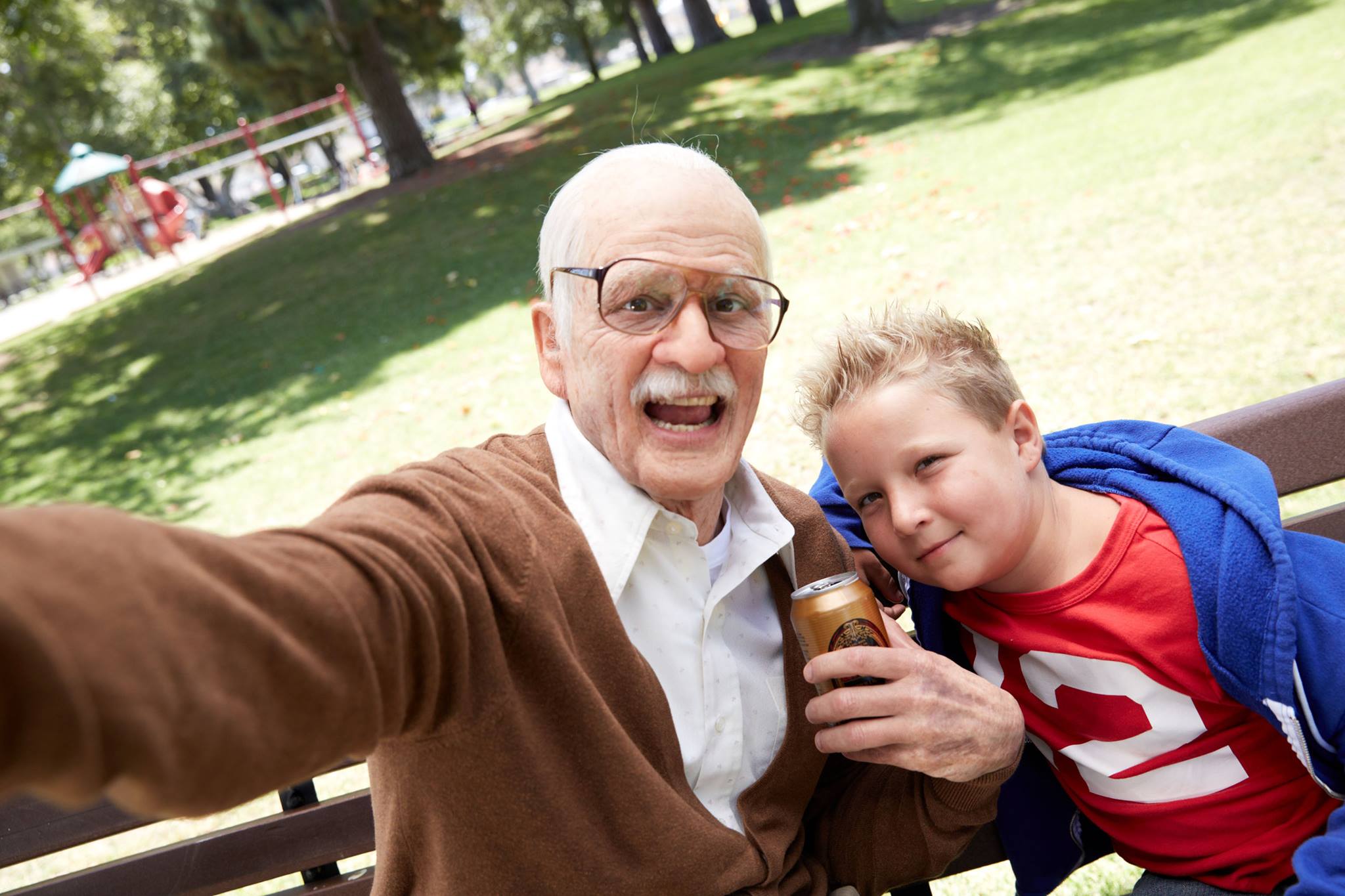 facebook.comIrving Zisman (Johnny Knoxville) and Billy (Jackson Nicoll) get themselves into plenty of mischief on their road trip to North Carolina to reunite Billy with his father. ‘Bad Grandpa’ made $32 million its opening weekend.