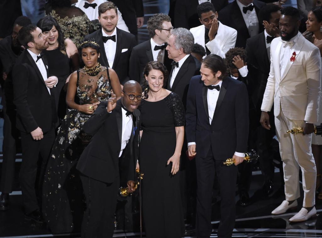 facebook.comWriter and director of “Moonlight” Barry Jenkins gives an emotional acceptance speech.