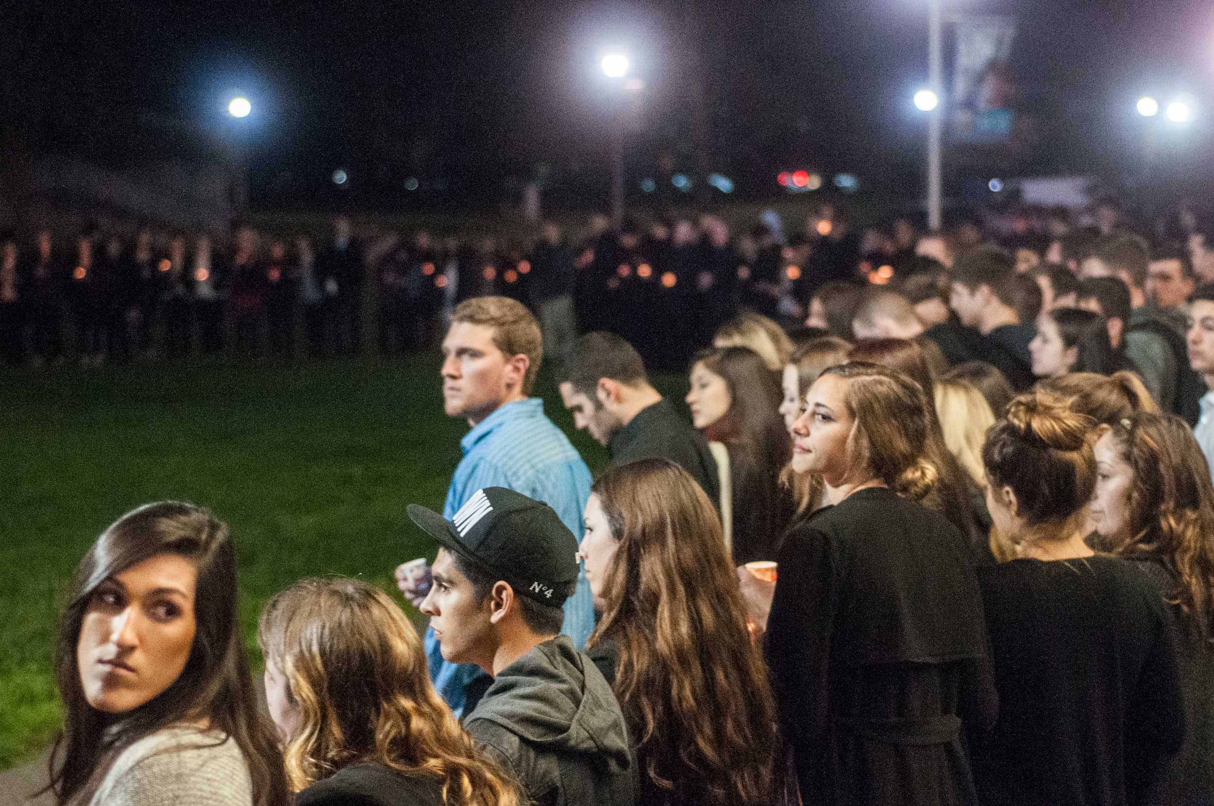 STAR // Gustavo VasquezStudent and member of Alpha Sigma Phi, Francis Lynch, passed away in his sleep on Jan. 15 of unknown causes. On Wednesday, the campus remembered him in a memorial with nearly 700 in attendance.