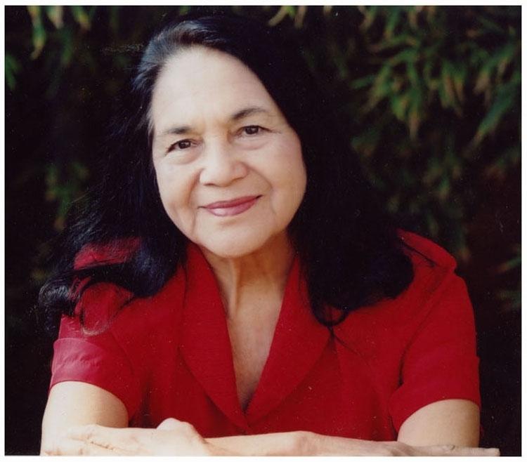 flickr.comDolores Huerta has been involved in the plitical scene for most of her life.