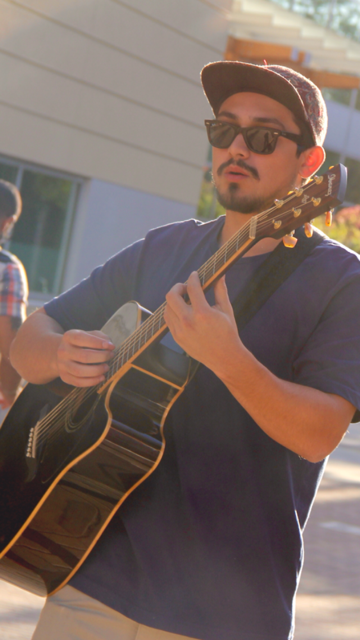 Courtesy // Gabriel DuranSonoma State student Gabriel Duran can be seen performing on campus anywhere from Open Mic Nights to the annual CineNoma film festival.