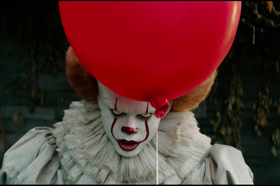 Bill Skarsgård as Pennywise the clown in the 2017 adaptation of "It."