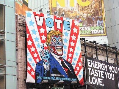 New York trump poster