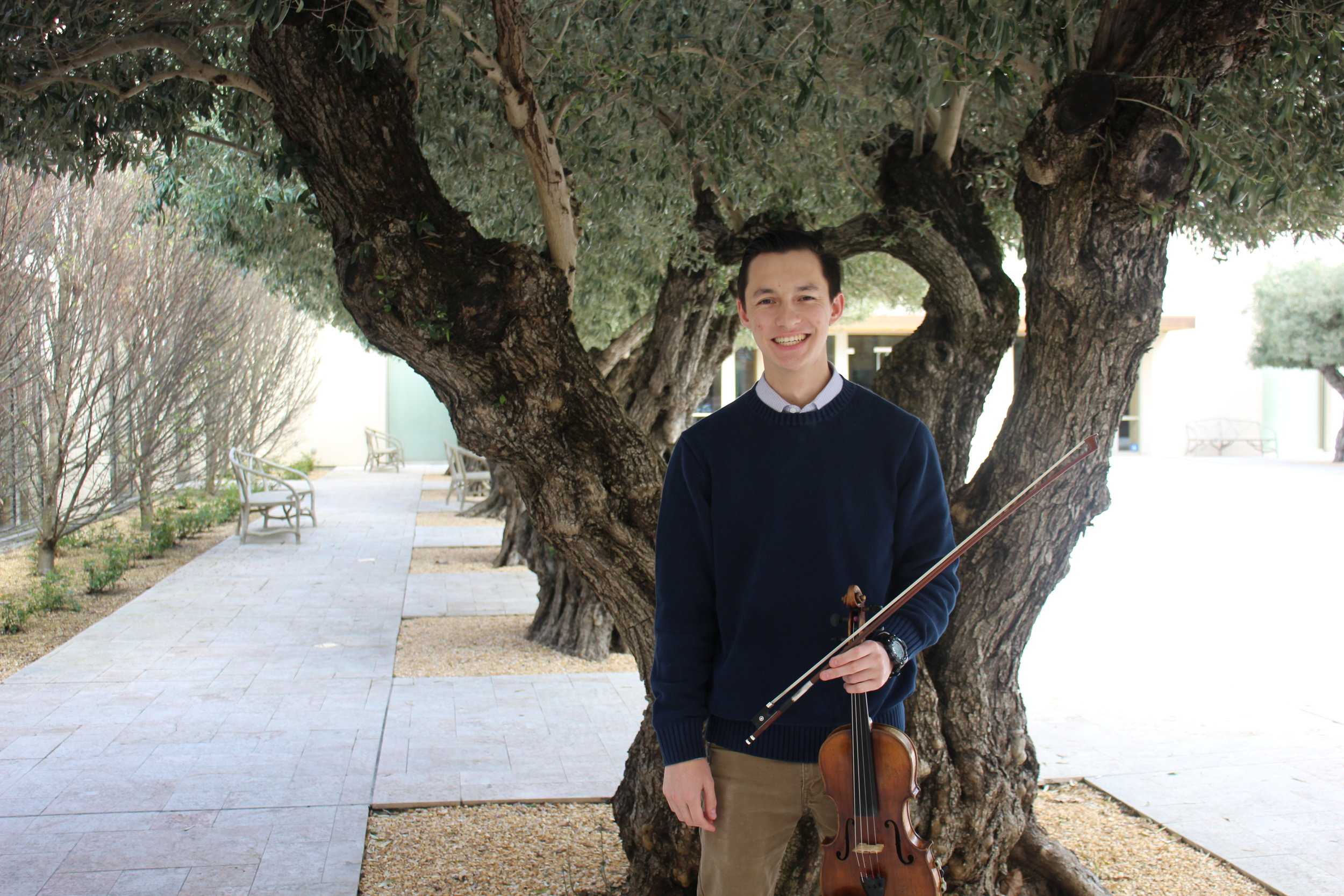 Senior Music Education major and violinist Caleb Forschen will be performing his senior recital on April 10. STAR // Emily Kowalski