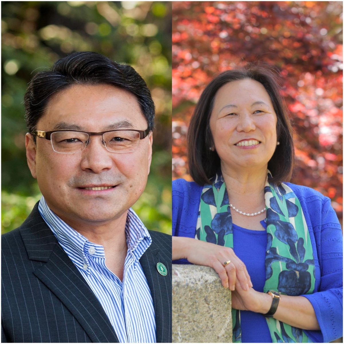 [Both photos courtesy of sonoma.edu]
Ming-Ting Mike Lee stepped in as the new SSU president following Sakakis resignation in July 2022