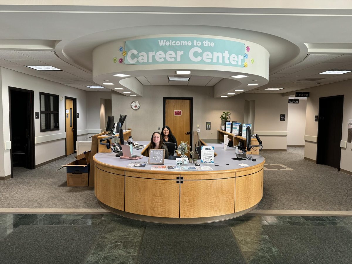 Students receive guidance through the Career Center