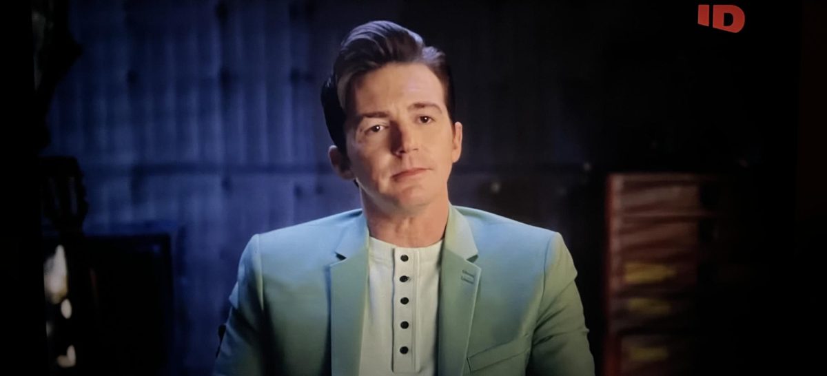 Drake Bell during one of his Quiet on Set interviews.