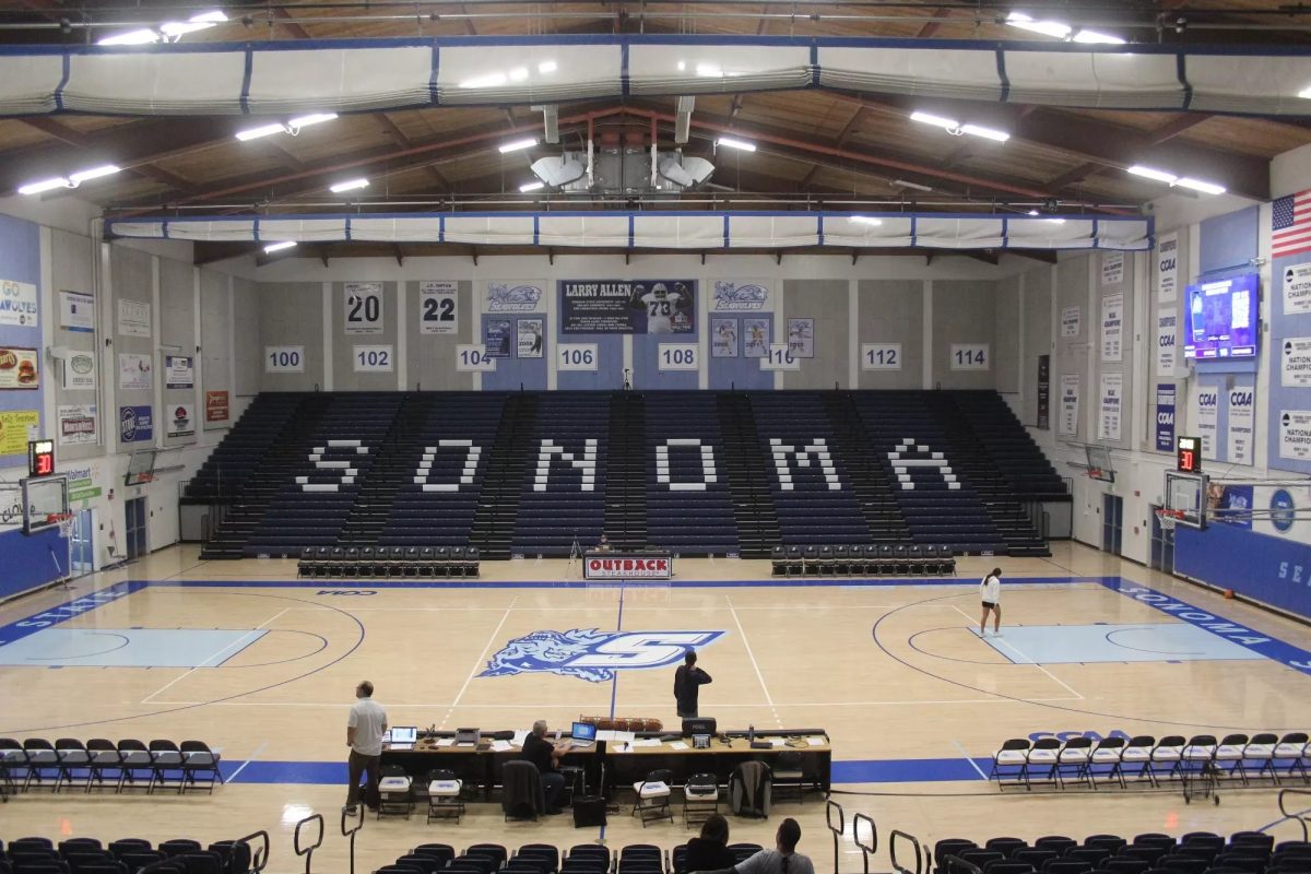 The final game played in The Wolves' Den is Feb. 22 // Courtesy of Sonoma.edu