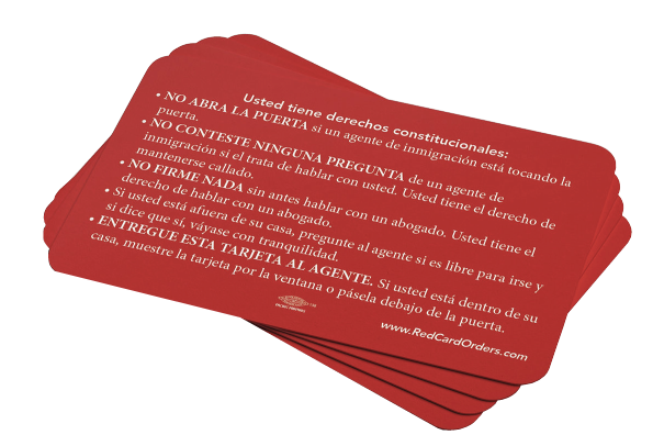 An example of a red card // Courtesy of the Immigrant Legal Resource Center