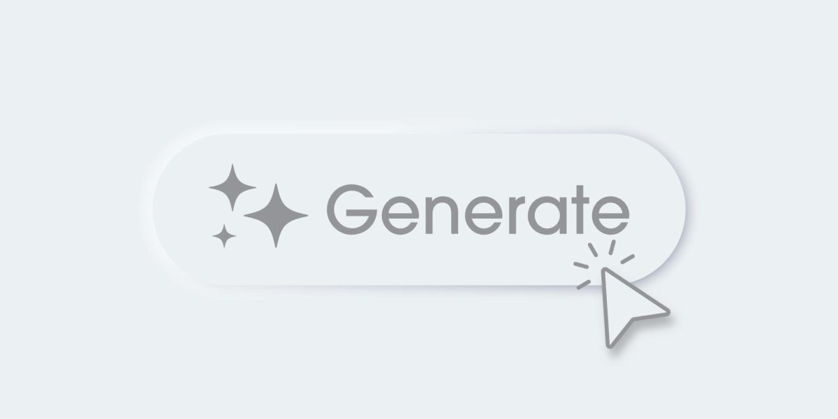 An AI "Generate" button in a software.